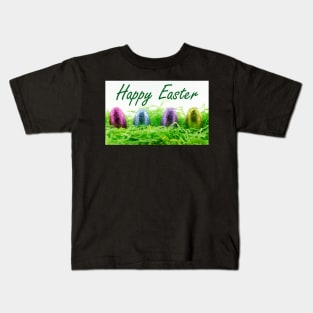 Happy Easter chocolate eggs Kids T-Shirt